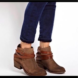 H by Hudson Leather Ankle Boot